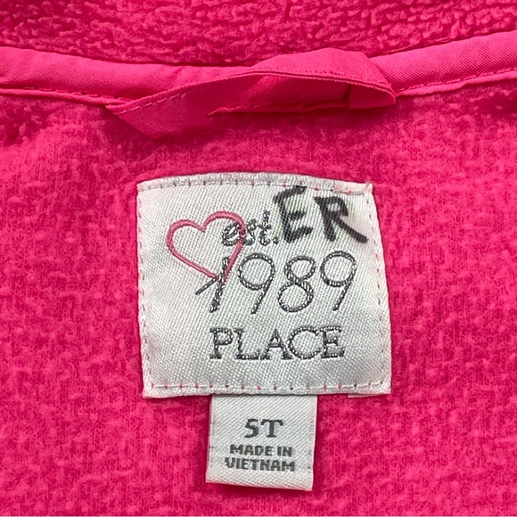 The Children’s Place size 5t hot pink & brown animal print winter coat & jacket - Picture 11 of 11